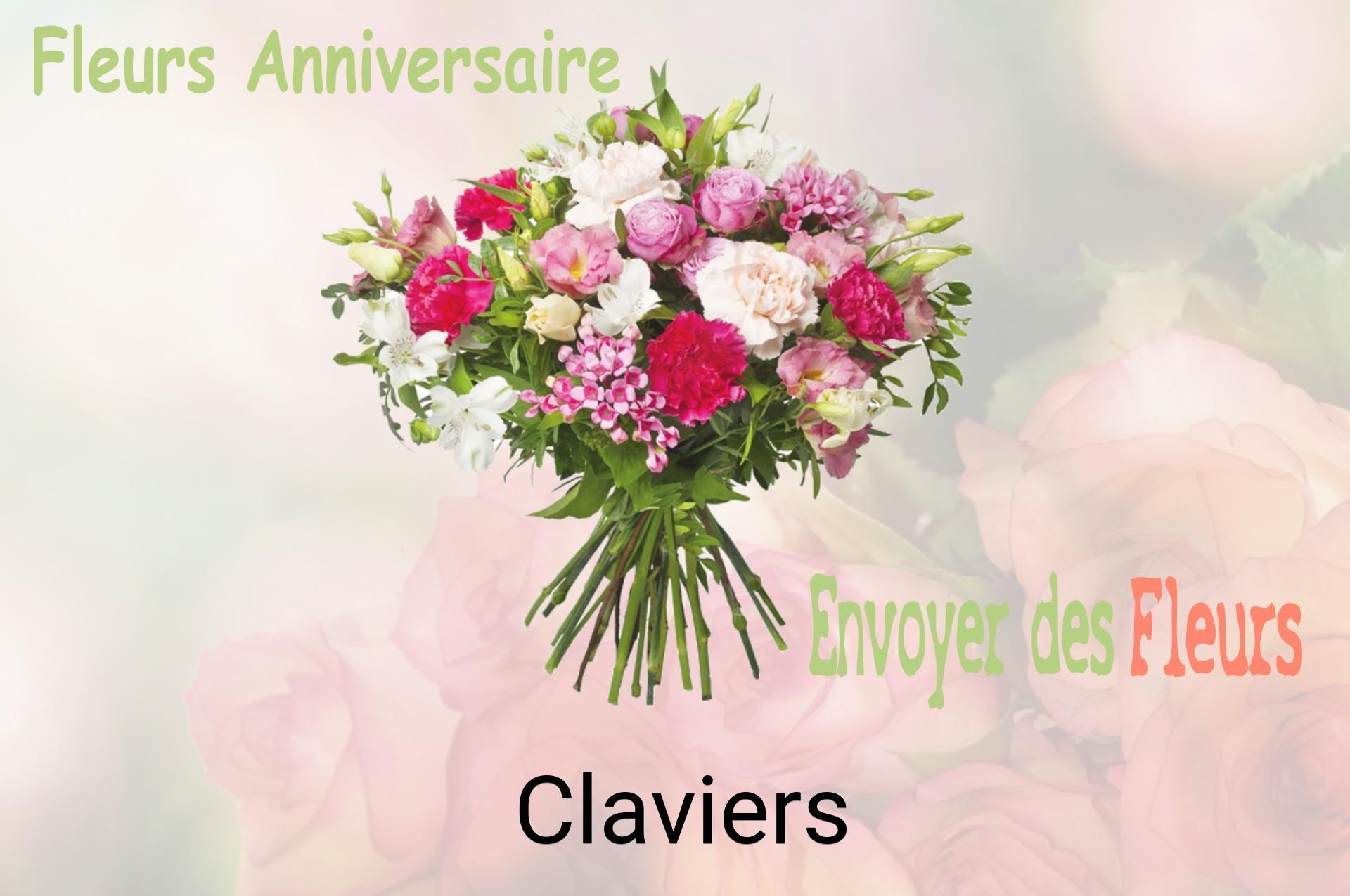 Bouquet de fleurs d’anniversaire livré à Claviers